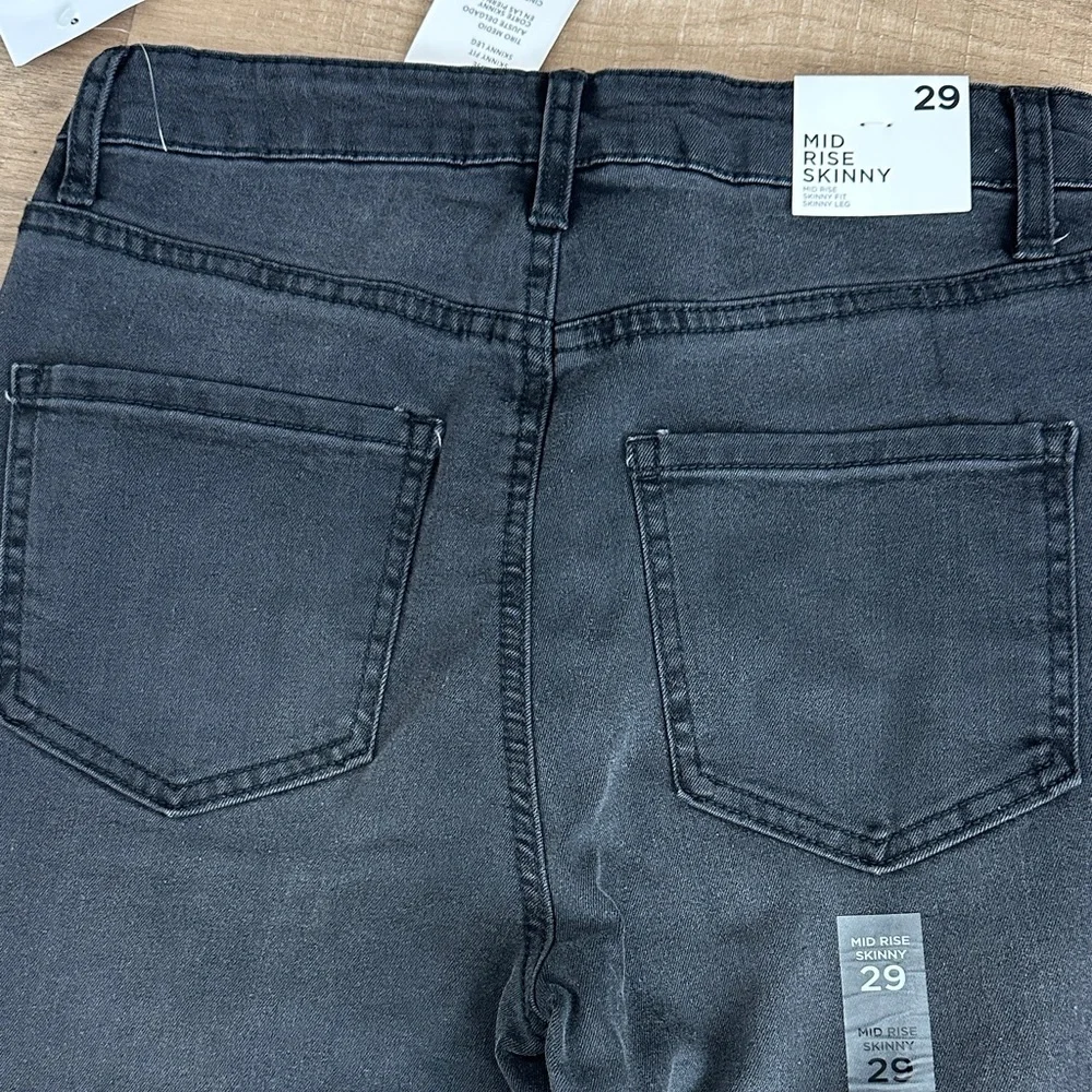 Forever 21 mid rise skinny Black Jeans size 29 BNWT - Picture 11 of 11